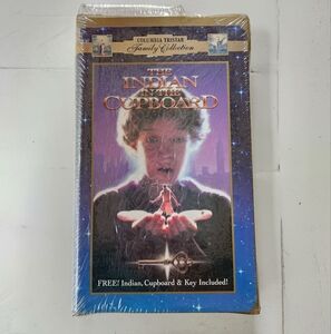 The Indian in the Cupboard SEALED VHS with figurine